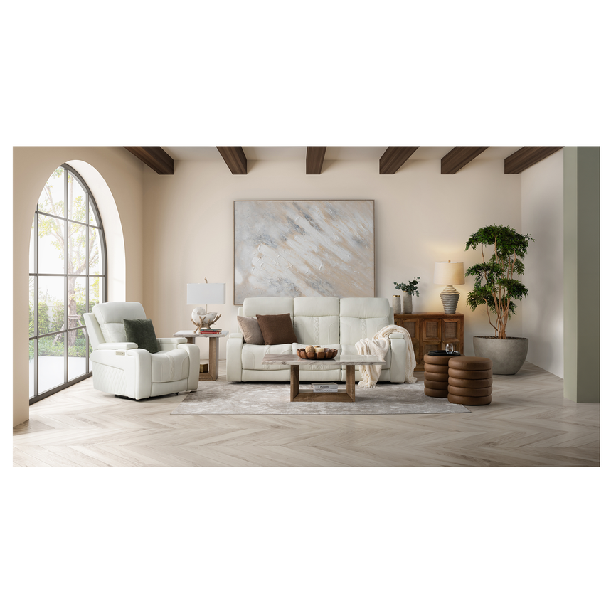 Zeus Leather Power Recliner | El Dorado Furniture
